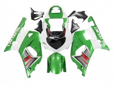 Carenados Moto Suzuki GSXR 600 / GSXR 750 2001-2003 - Blanco Verde Plata Rojo Negro Fábrica