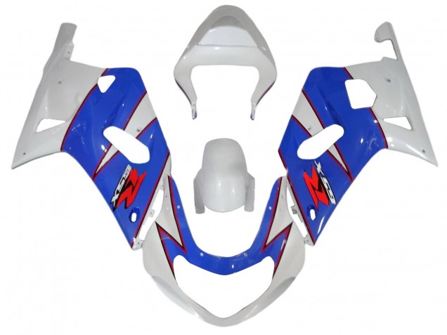 Carenados Moto Suzuki GSXR 600 / GSXR 750 2001-2003 - Blanco Azul Rojo Fábrica