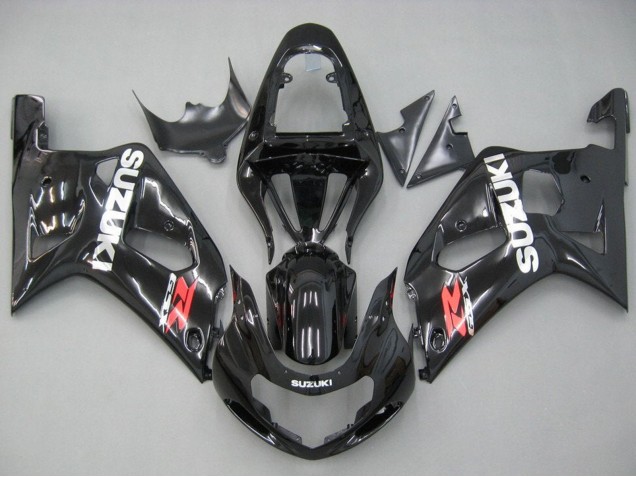 Carenados Moto Suzuki GSXR 600 / GSXR 750 2001-2003 - Negro Brillante Rojo Blanco Fábrica