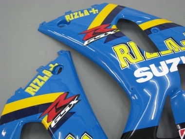 Carenados Moto Suzuki GSXR 600 / GSXR 750 2001-2003 - Azul Amarillo Negro Motul Rizla Fábrica