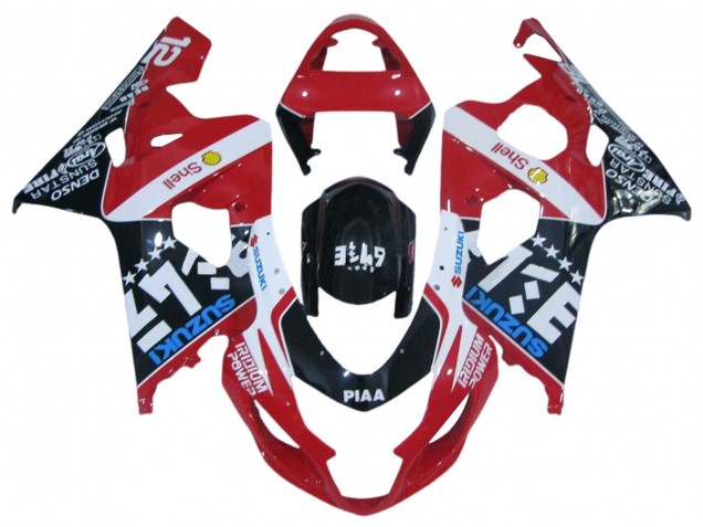 Carenados Moto Suzuki GSXR 600 / GSXR 750 2004-2005 - Rojo Blanco Negro Azul Fábrica