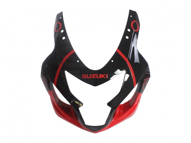 Carenados Moto Suzuki GSXR 600 / GSXR 750 2004-2005 - Negro Brillante Rojo Jordan Michelin Fábrica