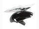 Carenado Moto Suzuki GSXR 600 / GSXR 750 2004-2005 - Blanco Negro Fábrica