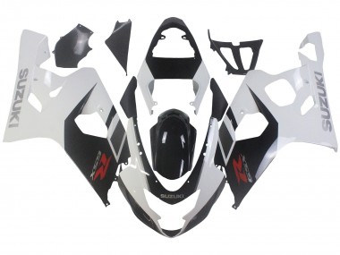Carenados Moto Suzuki GSXR 600 / GSXR 750 2004-2005 - Blanco Negro Rojo Fábrica