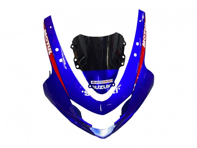 Carenados Moto Suzuki GSXR 600 / GSXR 750 2004-2005 - Azul Rojo Negro Motul Dunlop Fábrica