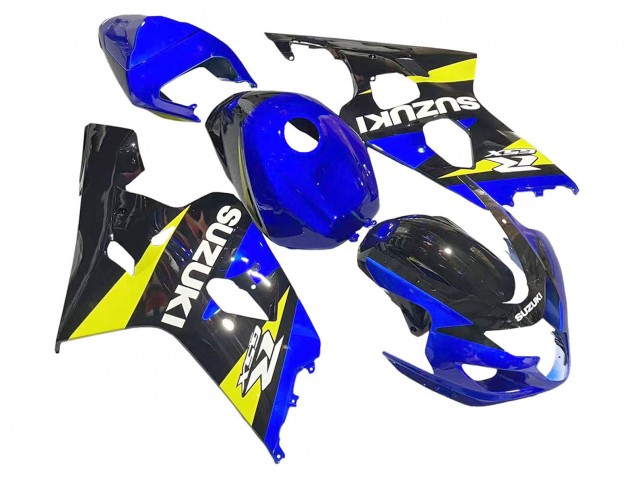Carenados Moto Suzuki GSXR 600 / GSXR 750 2004-2005 - Azul Amarillo Negro Fábrica