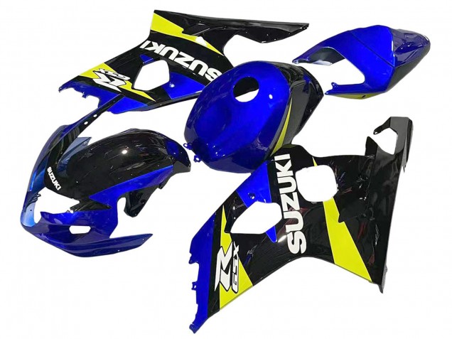 Carenados Moto Suzuki GSXR 600 / GSXR 750 2004-2005 - Azul Amarillo Negro Fábrica