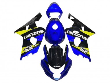 Carenados Moto Suzuki GSXR 600 / GSXR 750 2004-2005 - Azul Amarillo Negro Fábrica