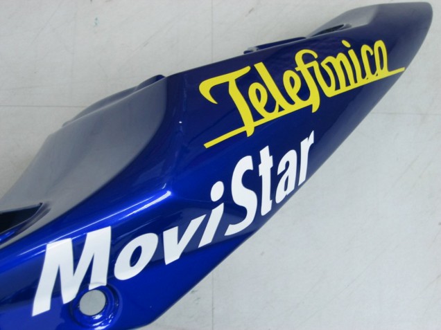 Carenados Moto Suzuki GSXR 600 / GSXR 750 2004-2005 - Azul Blanco Amarillo Verde Telefonica Motul MoviStar Fábrica