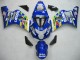 Carenados Moto Suzuki GSXR 600 / GSXR 750 2004-2005 - Azul Blanco Amarillo Verde Telefonica Motul MoviStar Fábrica