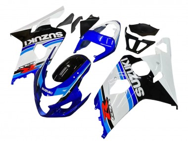 Carenado Moto Suzuki GSXR 600 / GSXR 750 2004-2005 - Blanco Azul Negro Rojo Fábrica