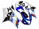 Carenado Moto Suzuki GSXR 600 / GSXR 750 2004-2005 - Blanco Azul Negro Rojo Fábrica