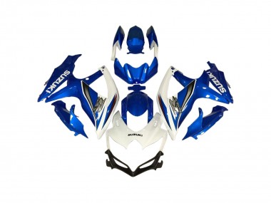 Carenados Moto Suzuki GSXR 600 / GSXR 750 2006-2007 - Blanco Azul Fábrica