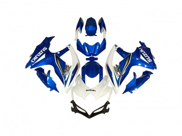 Carenados Moto Suzuki GSXR 600 / GSXR 750 2006-2007 - Blanco Azul Fábrica