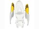 Carenados Moto Suzuki GSXR 600 / GSXR 750 2006-2007 - Blanco Rojo Amarillo Motul Fábrica