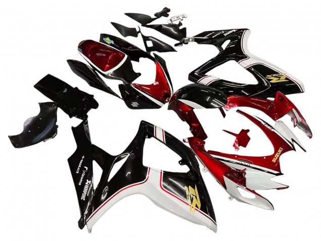 Carenados Moto Suzuki GSXR 600 / GSXR 750 2006-2007 - Rojo Blanco Negro Amarillo Fábrica