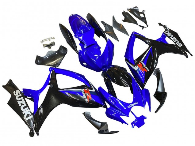 Carenados Moto Suzuki GSXR 600 / GSXR 750 2006-2007 - Azul Negro Rojo Fábrica
