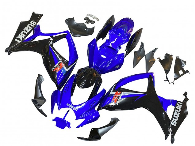 Carenados Moto Suzuki GSXR 600 / GSXR 750 2006-2007 - Azul Negro Rojo Fábrica