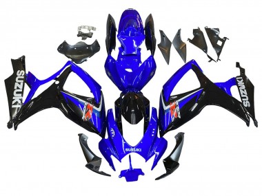 Carenados Moto Suzuki GSXR 600 / GSXR 750 2006-2007 - Azul Negro Rojo Fábrica