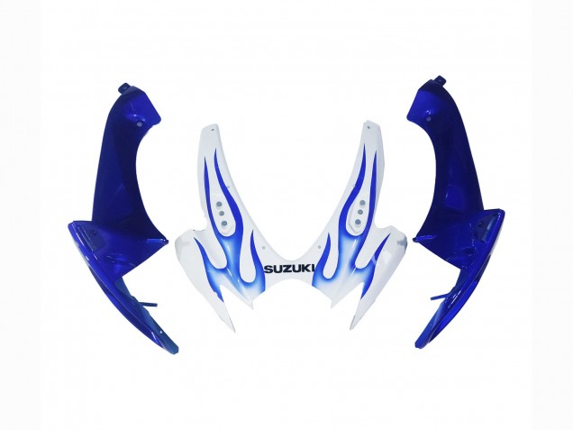 Carenados Moto Suzuki GSXR 600 / GSXR 750 2006-2007 - Blanco Azul Llama Fábrica