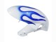 Carenados Moto Suzuki GSXR 600 / GSXR 750 2006-2007 - Blanco Azul Llama Fábrica