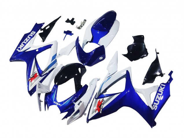 Carenados Moto Suzuki GSXR 600 / GSXR 750 2006-2007 - Blanco Azul Negro Brillante Rojo Fábrica
