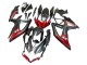 Carenados Moto Suzuki GSXR 600 / GSXR 750 2008-2010 - Negro Mate Rojo Fábrica