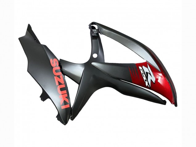Carenados Moto Suzuki GSXR 600 / GSXR 750 2008-2010 - Negro Mate Rojo Fábrica