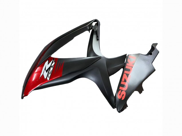 Carenados Moto Suzuki GSXR 600 / GSXR 750 2008-2010 - Negro Mate Rojo Fábrica