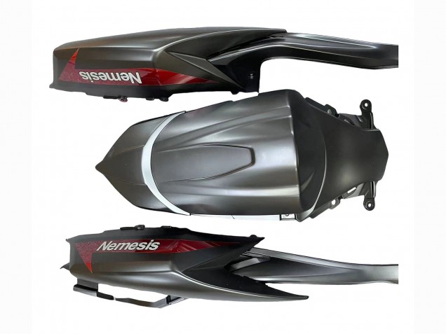 Carenados Moto Suzuki GSXR 600 / GSXR 750 2008-2010 - Negro Mate Rojo Fábrica