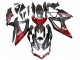 Carenados Moto Suzuki GSXR 600 / GSXR 750 2008-2010 - Negro Mate Rojo Fábrica