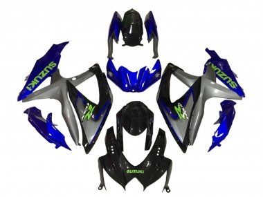 Carenados Moto Suzuki GSXR 600 / GSXR 750 2008-2010 - Azul Gris Negro Brillante Verde Fábrica