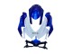Kits Carenado Moto Suzuki GSXR 600 / GSXR 750 2008-2010 - Azul Blanco Rojo Fábrica