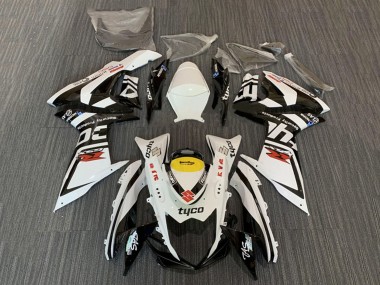 Carenados Moto Suzuki GSXR 600 / GSXR 750 2008-2010 - Blanco Amarillo Negro Tyco Fábrica
