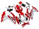 Carenados Moto Suzuki GSXR 600 / GSXR 750 2008-2010 - Blanco Rojo Negro Fábrica
