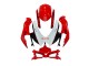 Carenados Moto Suzuki GSXR 600 / GSXR 750 2008-2010 - Blanco Rojo Negro Fábrica