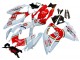 Carenados Moto Suzuki GSXR 600 / GSXR 750 2008-2010 - Blanco Rojo Motul Lucky Strike Fábrica