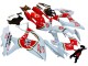Carenados Moto Suzuki GSXR 600 / GSXR 750 2008-2010 - Blanco Rojo Motul Lucky Strike Fábrica