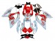 Carenados Moto Suzuki GSXR 600 / GSXR 750 2008-2010 - Blanco Rojo Motul Lucky Strike Fábrica