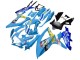 Carenados Moto Suzuki GSXR 600 / GSXR 750 2008-2010 - Azul Amarillo Rizla Fábrica