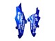 Carenados Moto Suzuki GSXR 600 / GSXR 750 2008-2010 - Azul Amarillo Rizla Fábrica