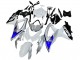 Carenados Moto Suzuki GSXR 600 / GSXR 750 2008-2010 - Blanco Plata Azul Negro Fábrica