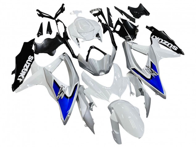 Carenados Moto Suzuki GSXR 600 / GSXR 750 2008-2010 - Blanco Plata Azul Negro Fábrica