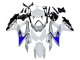 Carenados Moto Suzuki GSXR 600 / GSXR 750 2008-2010 - Blanco Plata Azul Negro Fábrica