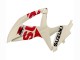 Carenados Moto Suzuki GSXR 600 / GSXR 750 2008-2010 - Crema Blanco Rojo Negro Fábrica