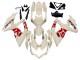 Carenados Moto Suzuki GSXR 600 / GSXR 750 2008-2010 - Crema Blanco Rojo Negro Fábrica