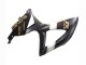 Carenados Moto Suzuki GSXR 600 / GSXR 750 2008-2010 - Negro Mate Blanco Oro Fábrica