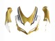 Carenados Moto Suzuki GSXR 600 / GSXR 750 2008-2010 - Negro Mate Blanco Oro Fábrica