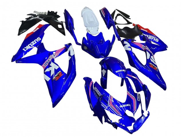 Carenados Moto Suzuki GSXR 600 / GSXR 750 2008-2010 - Blanco Azul Rosa Ecstar Motul Fábrica