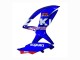 Carenados Moto Suzuki GSXR 600 / GSXR 750 2008-2010 - Blanco Azul Rosa Ecstar Motul Fábrica